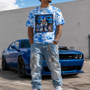 tie dye Sonic Platinum T
